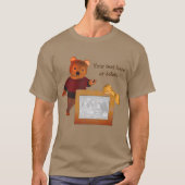 Cute Beer Personalized Photo Lijst T-shirt (Voorkant)