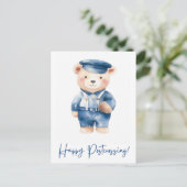 Cute beer postman | Postkruising | WATERVERF Briefkaart (Staand voorkant)