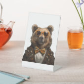 Cute beer reclamebord met voetstuk (Insitu)