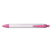 Cute Beer Roze Aangepaste naam kinder Blauwe Inkt Pen (Achterkant)