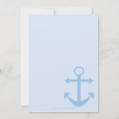 Cute beer sailor boy's verjaardagsfeest kaart (Achterkant)