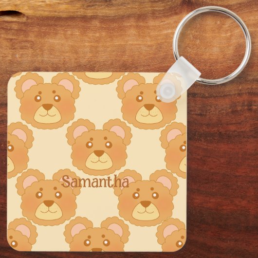 Cute Beer Sleutelhanger (Achterkant)