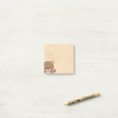 Cute Beer Sticky Notes Post-it® notes (Op bureau)