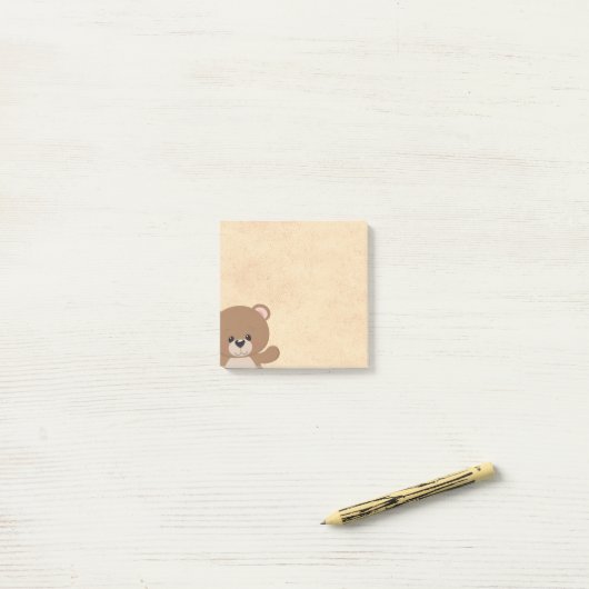 Cute Beer Sticky Notes Post-it® notes (Op bureau)