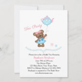 Cute Beer Tea Party Kaart (Voorkant)