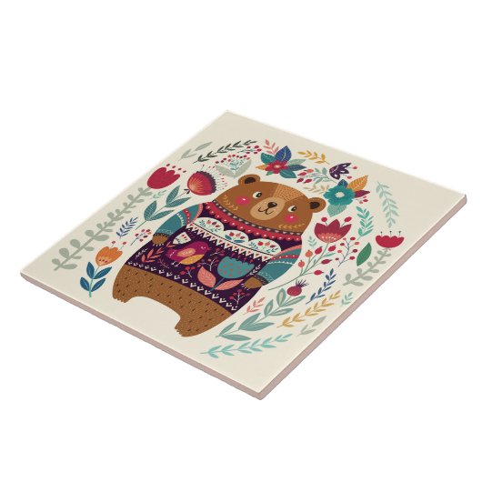 Cute Beer Tegeltje (Zijkant)