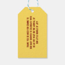 Cute Beer Thema Jongens Baby Shower Cadeaulabel