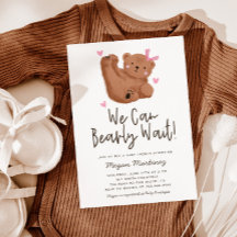 Cute Beer Thema Meisje Baby Shower