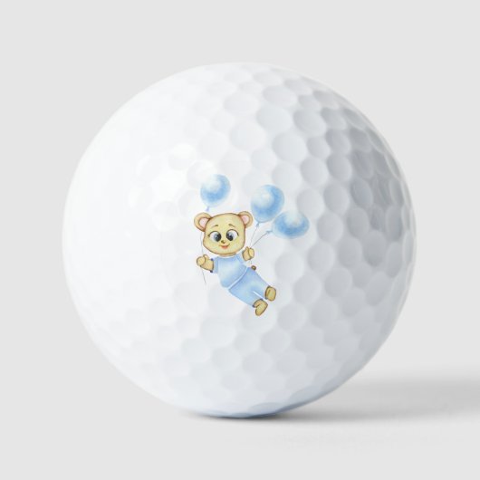 Cute Beer Theme Boy's Birthday Party Golfballen (Voorkant)