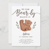 Cute Beer Theme Boy's Birthday Party Kaart (Voorkant)