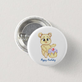 Cute Beer Theme Boy's Birthday Party Ronde Button 3,2 Cm