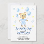 Cute Beer Theme Boy's Birthday Party Save The Date (Voorkant)