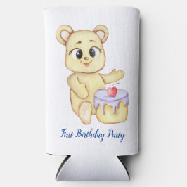 Cute Beer Theme Boy's Birthday Party Seltzer Blikjeskoeler