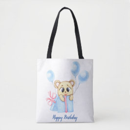 Cute Beer Theme Boy's Birthday Party Tote Bag