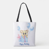 Cute Beer Theme Boy's Birthday Party Tote Bag (Achterkant)