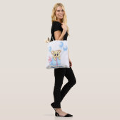 Cute Beer Theme Boy's Birthday Party Tote Bag (Op model)