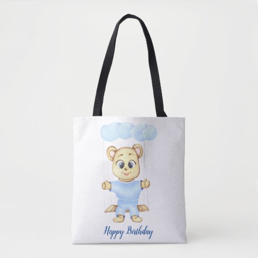 Cute Beer Theme Boy's Birthday Party Tote Bag (Voorkant)