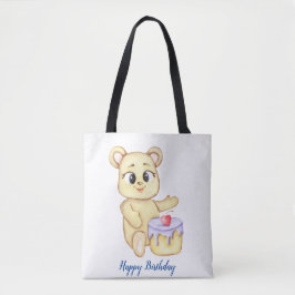 Cute Beer Theme Boy's Birthday Party Tote Bag