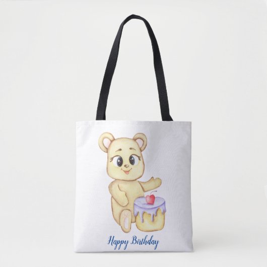Cute Beer Theme Boy's Birthday Party Tote Bag (Voorkant)