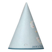 Cute Beer Third Birthday Party Pet Feesthoedjes (Links)