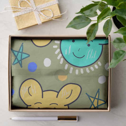 Cute Beer Tissuepapier (Geschenk)