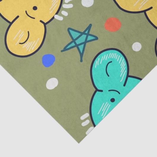 Cute Beer Tissuepapier (Detail)