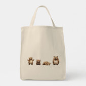 Cute Beer Tote Bag (Achterkant)