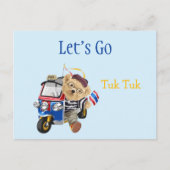 Cute Beer Tuk Thailand Custom Briefkaart (Voorkant)