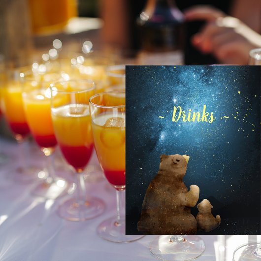Cute Beer Twinkle Little Star Drinken Poster