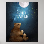 Cute Beer Twinkle Little Star Gift Table Poster (Voorkant)