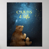 Cute Beer Twinkle Little Star Kaarten Gifts Poster (Voorkant)
