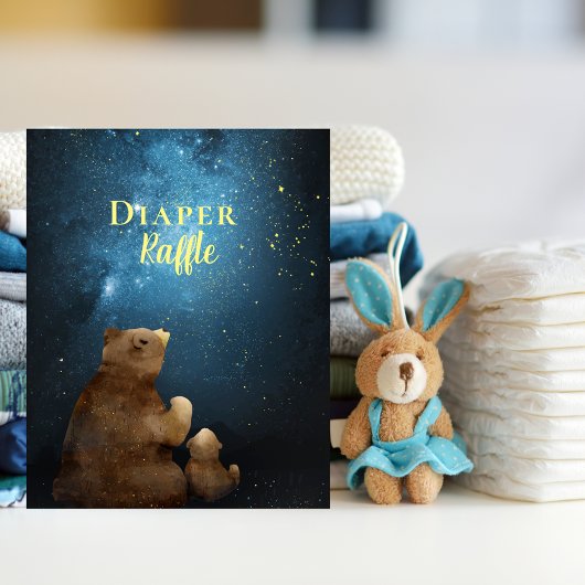 Cute Beer Twinkle Little Star Luiers Raffe Poster
