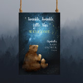 Cute Beer Twinkle Little Star Welkom Poster