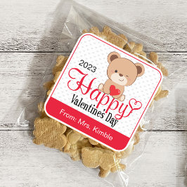 Cute Beer Valentijnsdag Gift Sticker & Labels