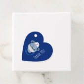 Cute Beer verpleegster die een medisch masker draa Bedankjes Labels (In situ)