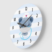 Cute Beer verpleegster met een beschermend masker Grote Klok (Hoek)