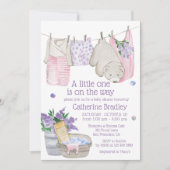 Cute Beer Wash Day Waterverf Baby shower Kaart (Voorkant)