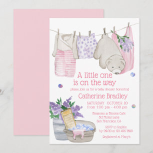 Cute Beer Wassen Dag Baby Shower Kaart