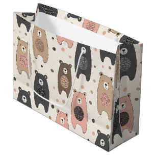 Cute Beer - Zachte Pastel Bos (1) Groot Cadeauzakje