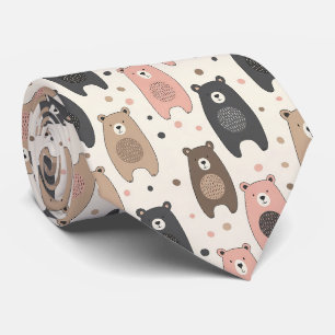 Cute Beer - Zachte Pastel Bos (1) Stropdas
