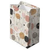 Cute Beer - Zachte Pastel Bos (3) Medium Cadeauzakje (Achterkant Gekanteld)
