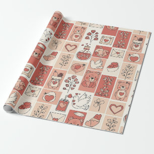Cute Beer - Zachte Pastel Bos (6) Cadeaupapier