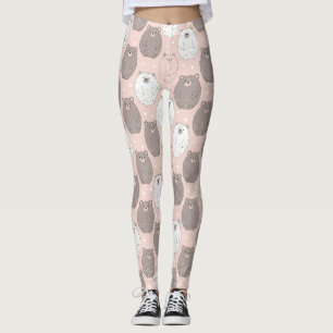 Cute Beer - Zachte Pastel Woud (2) Leggings