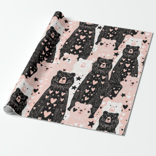Cute Beer - Zachte Pastel Woud (5) Cadeaupapier