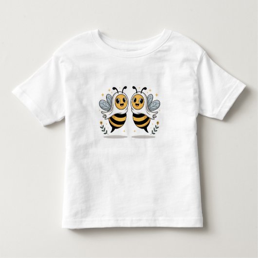 Cute Bees Illustration for Kids Kinder Shirts (Voorkant)