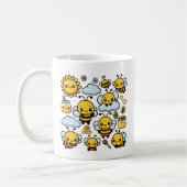 Cute bees  koffiemok (Links)