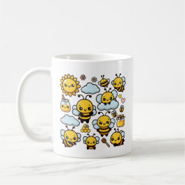 Cute bees  koffiemok