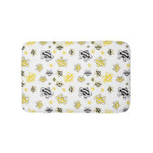 Cute bees patroon badmat (Voorkant)