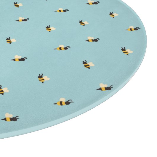 cute bees snijplank (Hoek)