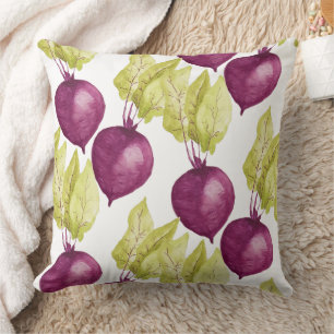 Cute Beet Waterverf Pattern Kussen